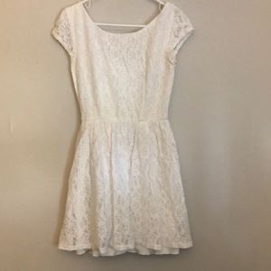 Adorable White Lace Dress